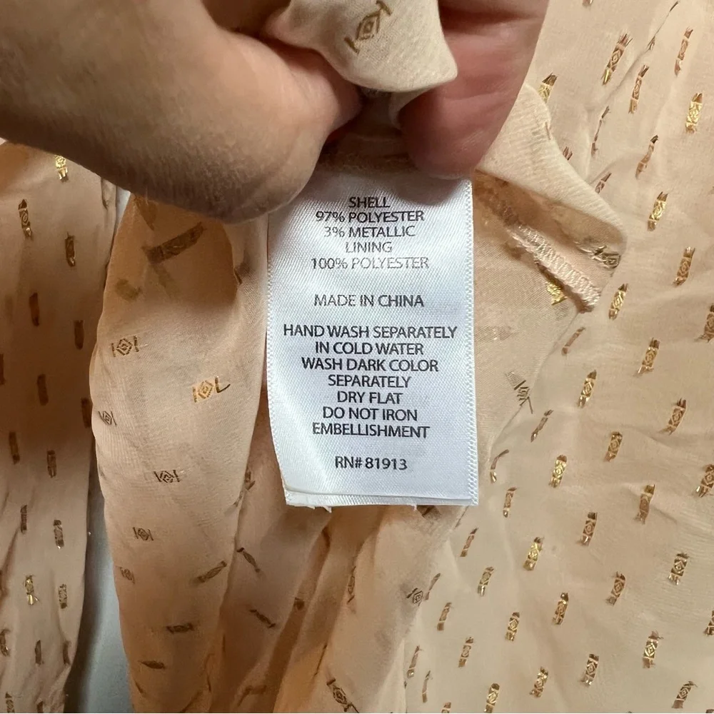 Plenty by Tracy Reese Open Placket Shirt - Picture 4 of 5